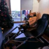 Complete Racing Simulator Setup – Logitech G923 + Shifter + Playseat Trophy + Playseat floor mat XL